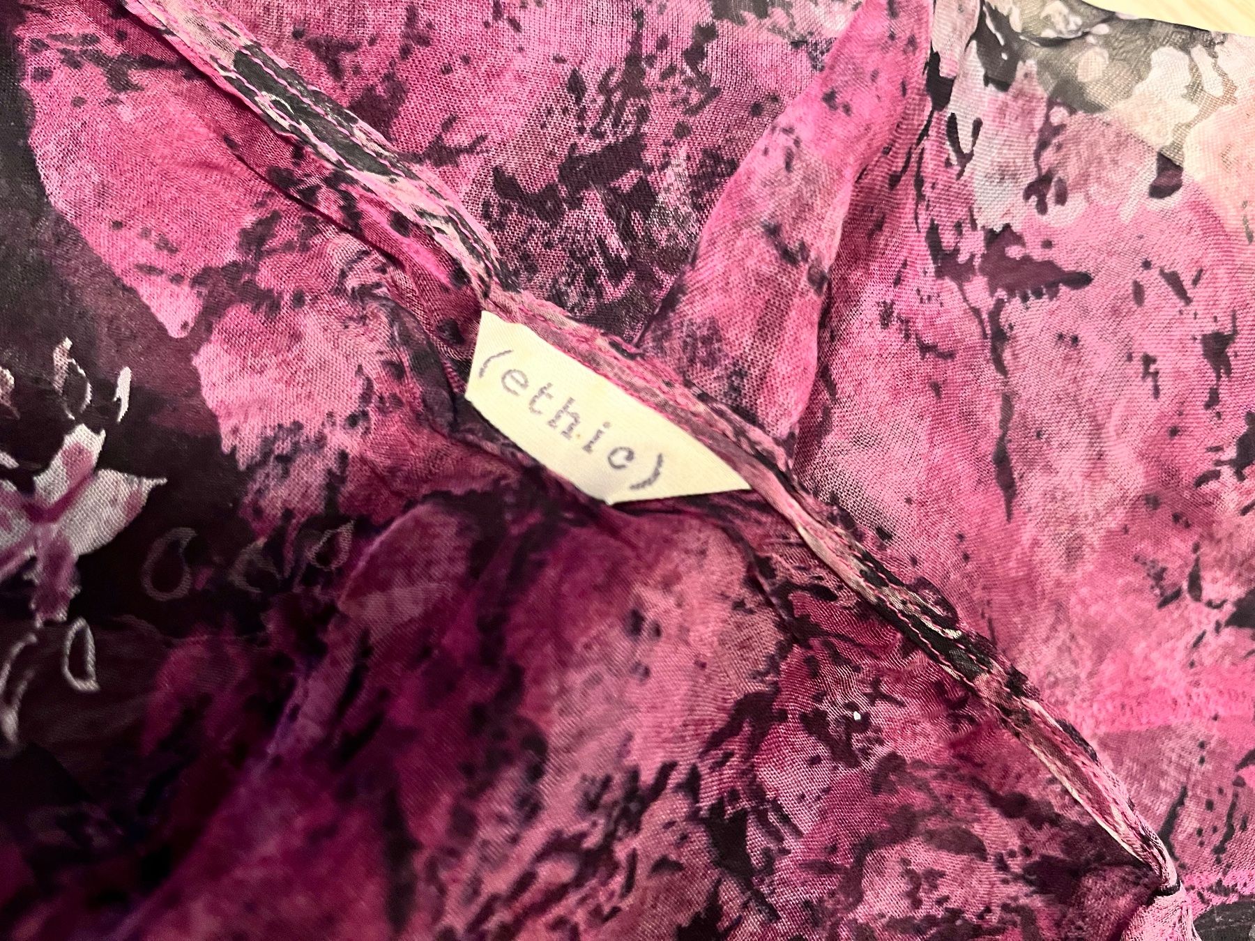 Tuniche: violett durchsichtiges Ethno-Oberteil, Grösse 34 – Usato da Lugano venduto da sweetyd84 4