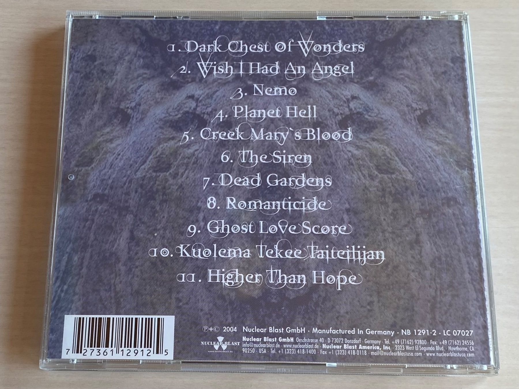 CD: Nightwish - Once – Usato da Oberried Brienz venduto da Chyara 1