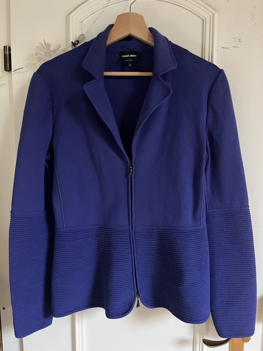 Armani Jacken: Giorgio Armani giacchetto blu/viola – Gebraucht aus Cevio von alb_l8vk