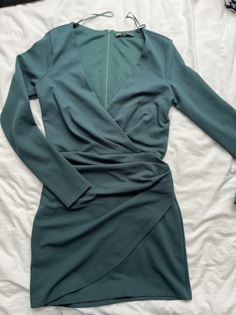 Robe Zara verte taille M