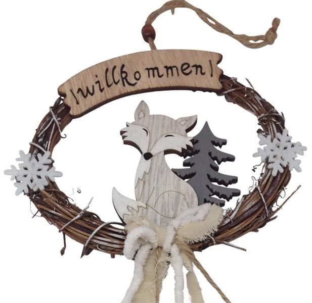 Tutte le decorazioni: Wand- Türhänger Dekoration "Willkommen" – Nuovo e nell'imballaggio originale da Wettingen venduto da Swala 2