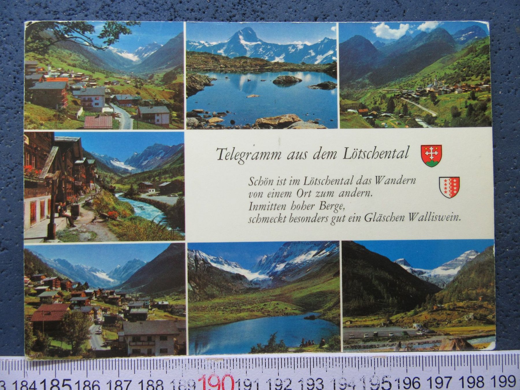 Cartoline postali: LÖTSCHENTAL VS AK 7BILD – Usato da Ettingen venduto da Hausi4711