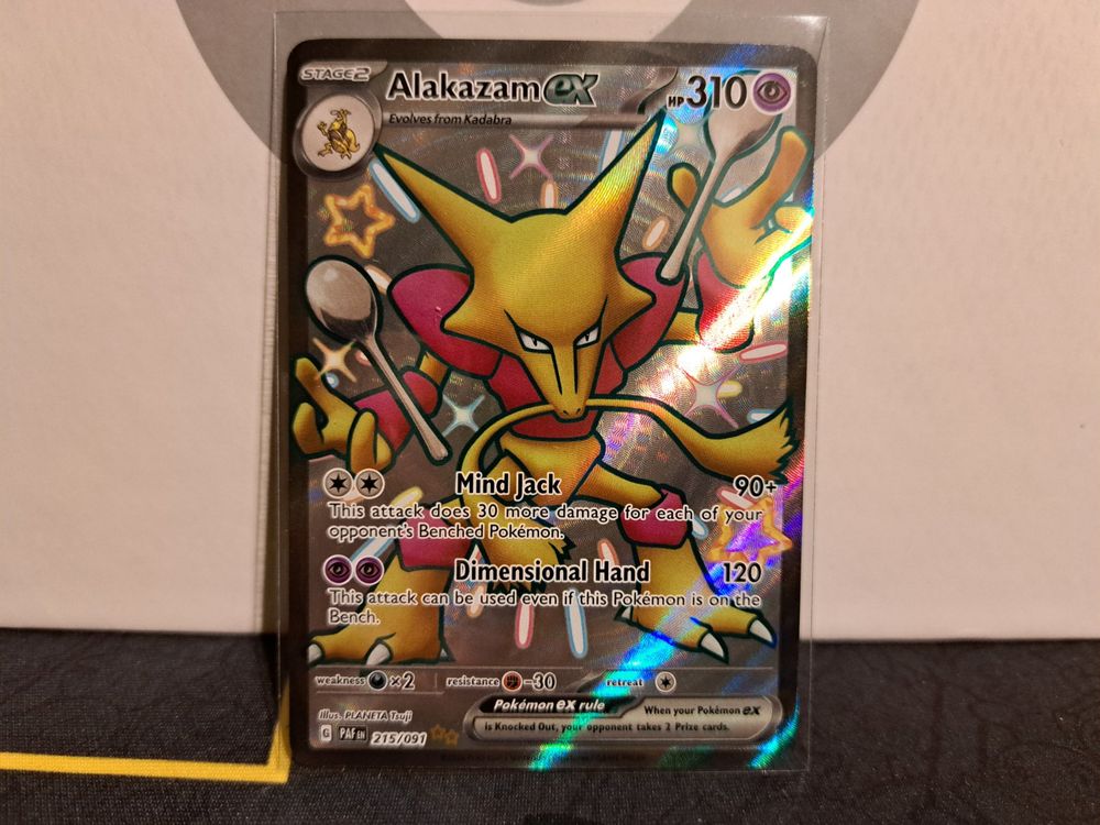 ALAKAZAM EX SHINY FULLART PALDEAN FATES POKEMON KARTE Acheter sur Ricardo
