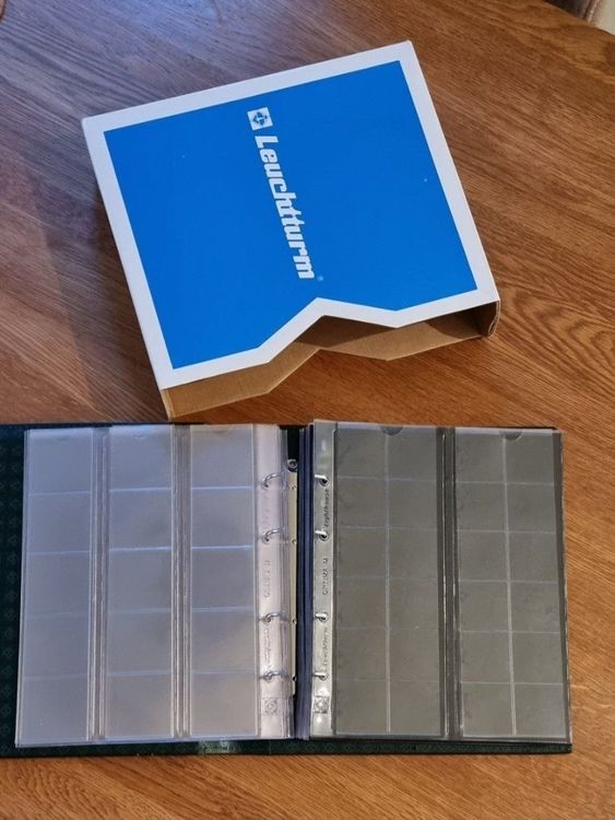 Leuchtturm Banknotenalbum – Für 300 Scheine, Mit 100 Hüllen, Format 245 X 300 Mm