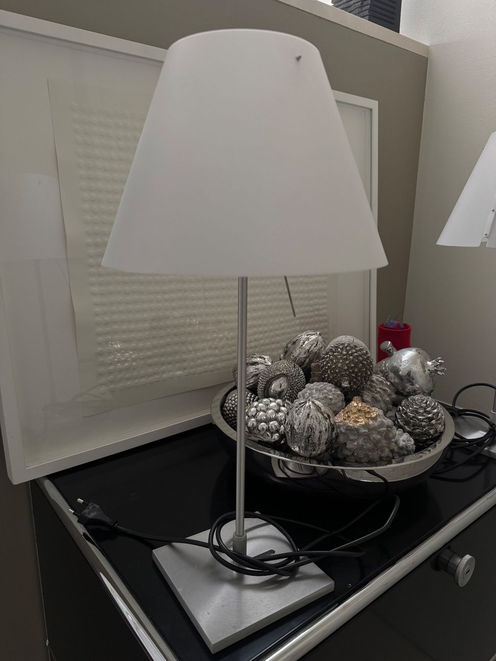 Luceplan Lampade: 2 kleine Tischlampen Costsnza – Usato da Basel venduto da VIO100 1