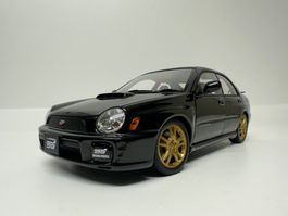 Subaru Impreza WRX STi 1:18, schwarz, Bugeye, AUTOART