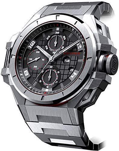 Orologi: Snyper Ironclad Chrono Auto 50.010.0M, Grey Dial – Nuovo e nell'imballaggio originale da Arbon venduto da Helmuth 2