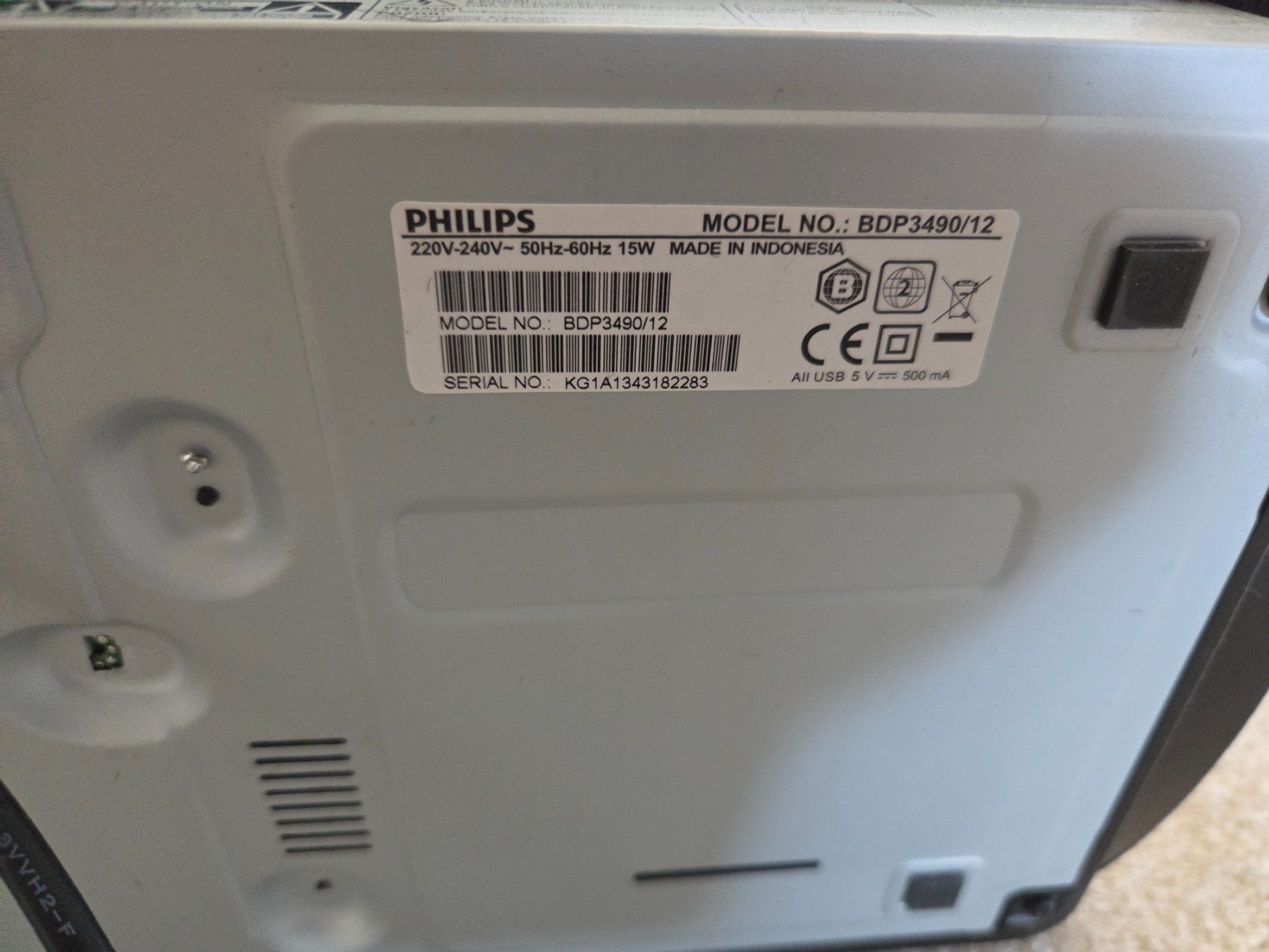 Philips Audio- & Mediensysteme: Philips BDP3490 - Blue Ray / DVD Player – Gebraucht aus Hünenberg von pma_dm5g 4