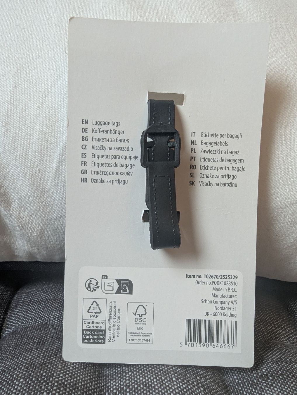 Valigie: Cute Suitcase Luggage Tag New – Nuovo e nell'imballaggio originale da Schlieren venduto da maseam 3