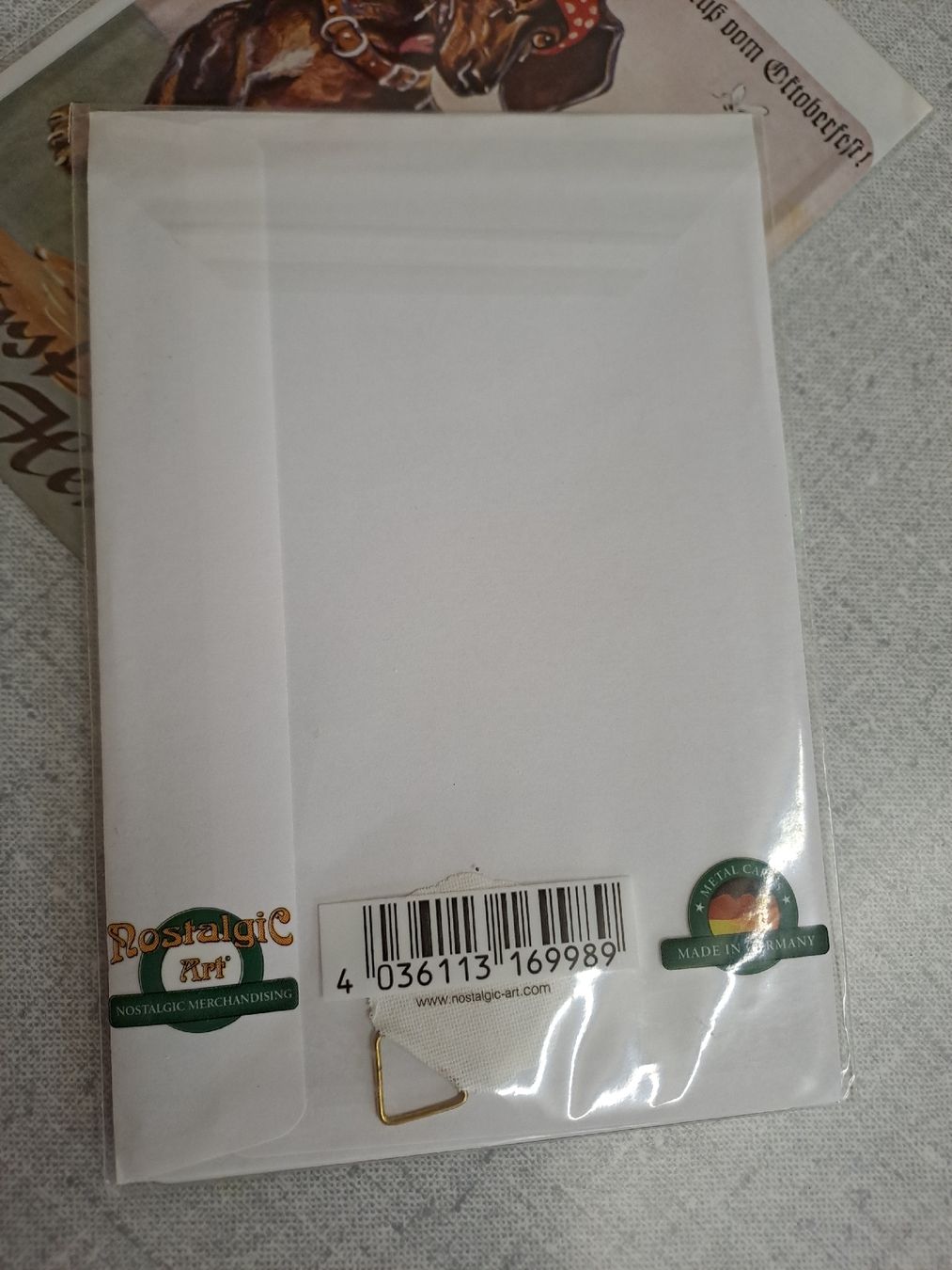 Cartoline: Zwei Blech Karten mit Couvert – Nuovo (secondo la descrizione) da Uznach venduto da Walaylatiere 1