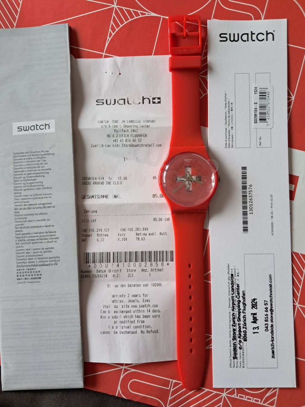 Swatch Orologi: Swatch Swiss Around The Clock – Nuovo e nell'imballaggio originale da Niederhasli venduto da zvb_fgn2 6