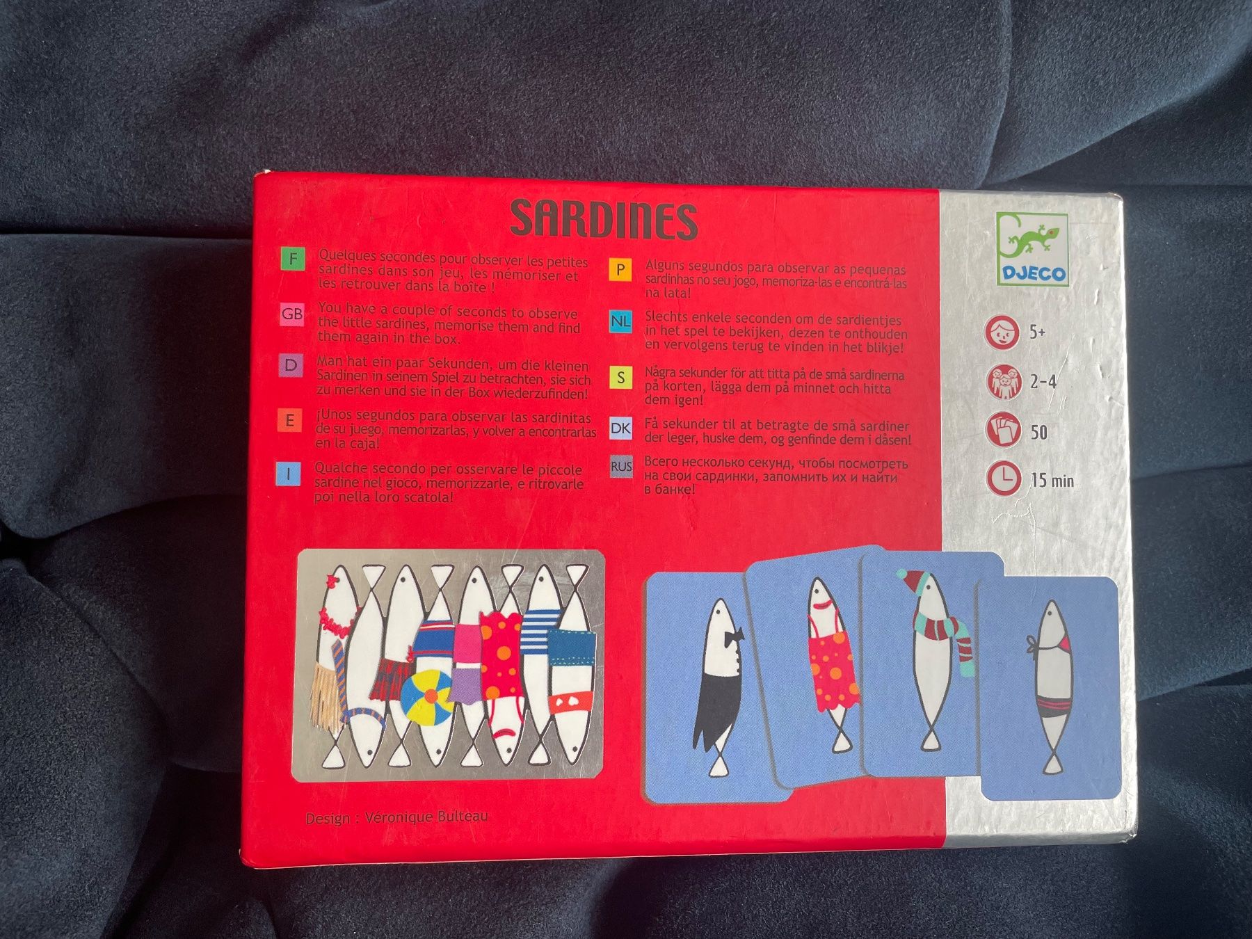 Djeco Giochi: Djeco Sardines Spielkarten – Usato da Richterswil venduto da Jolipoisson 1