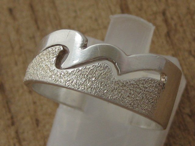 Anelli: Vintage Ring Silber 925 Wellen / Gr. 56 – Usato da Ermatingen venduto da Decovin 3
