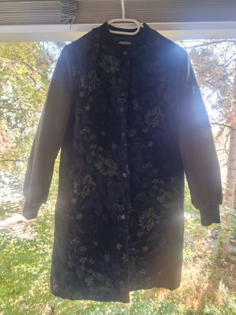 Dixie Bomber Style Jacquard Floral Jacke Gr 34/36