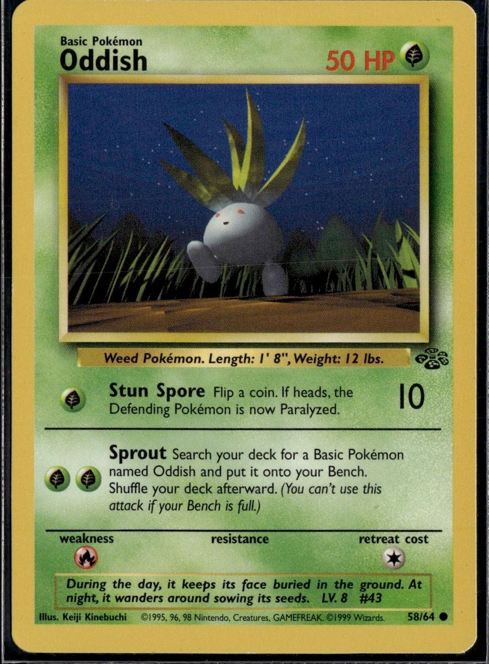 Pokémon Sammelbilder & Trading cards: Oddish 58/64 Jungle – Gebraucht aus Zürich von pokemon_cards