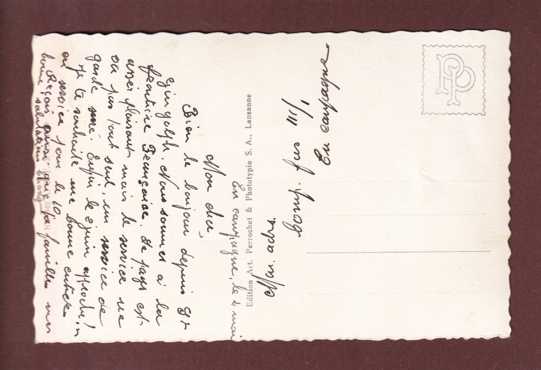 Cartoline postali: ST. GINGOLPH - Bateau CGN Simplon – Usato da Pully venduto da nicecards 1