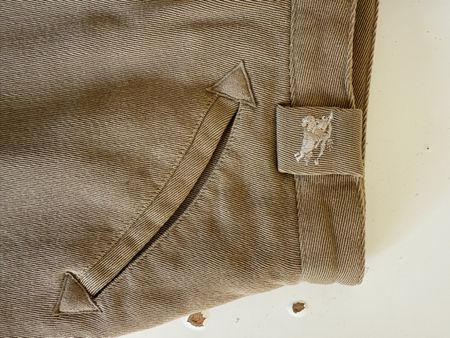 Burberry of London Trousers Size 40 Beige Cotton Regular Fit