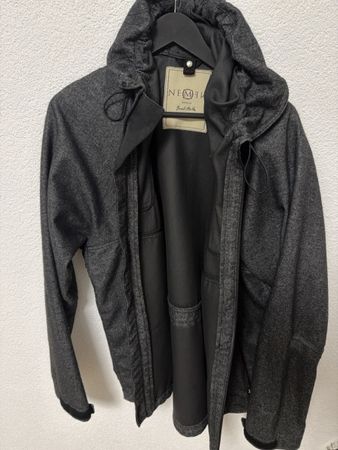 Jacke Nemen dunkelgrau mit Kapuze in gutem Zustand