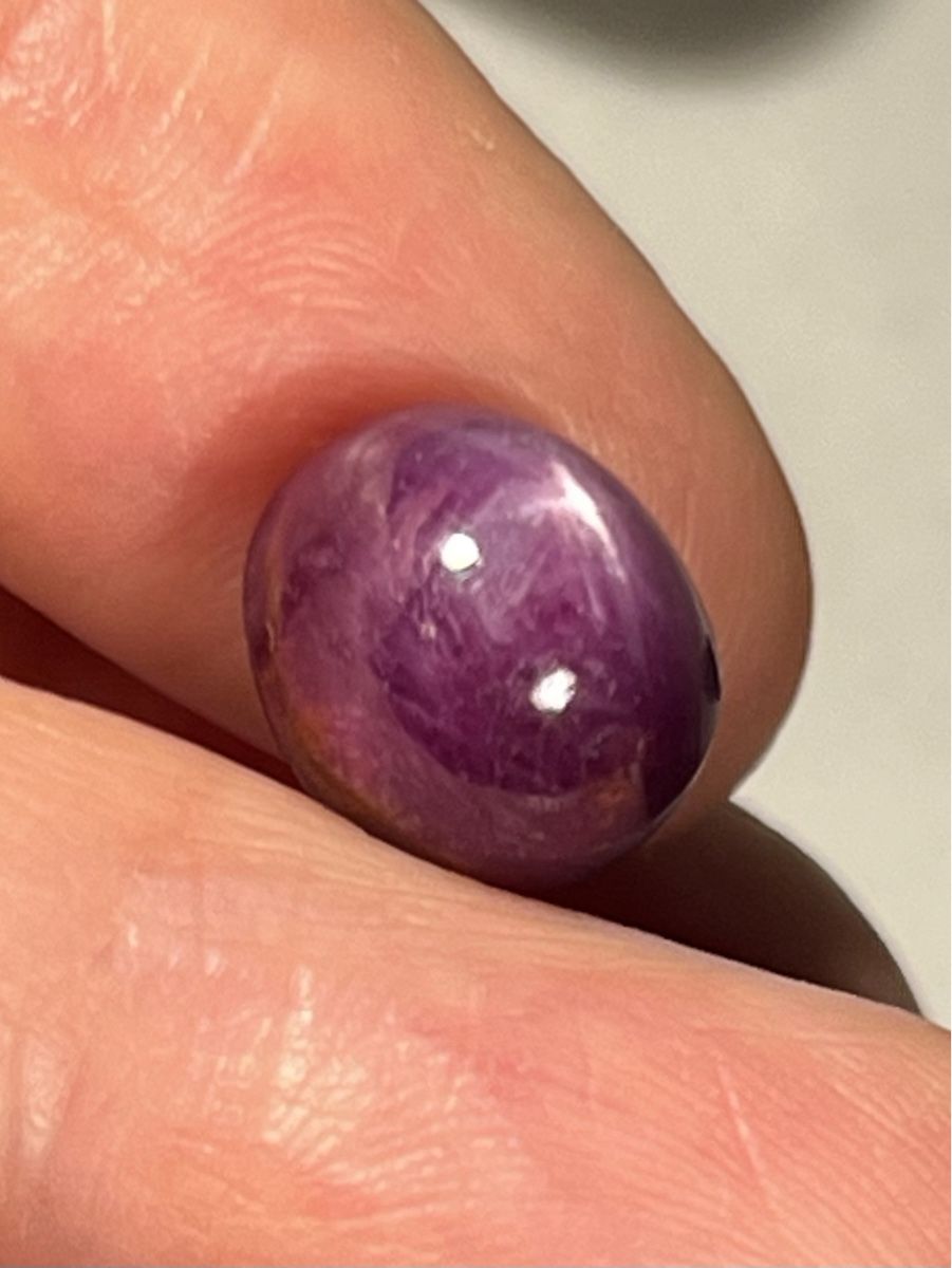 Edelsteine: Rubis Etoilé Naturel Cabochon Ovale, Inde, 11ct – Gebraucht aus Genève von DELIRBEADS 6