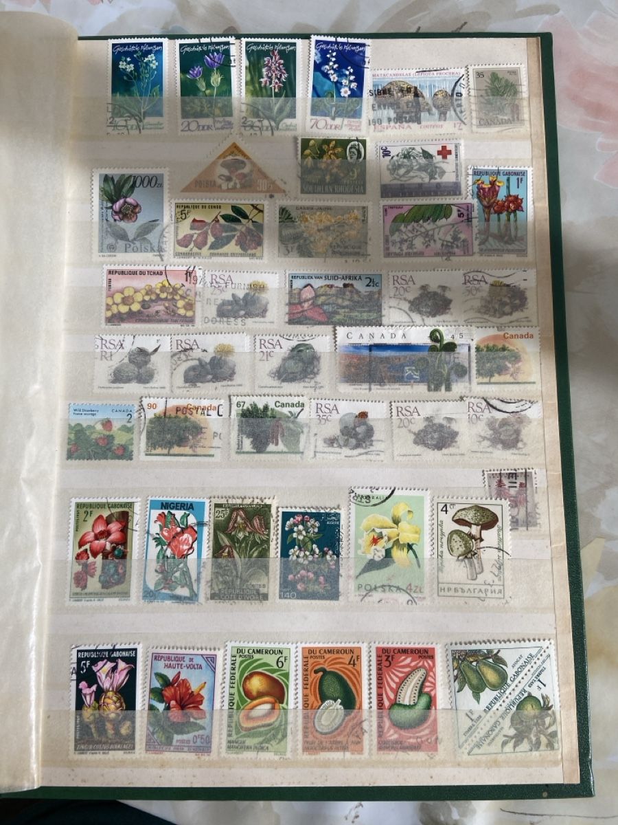Tutti i francobolli: Briefmarken Blumen Motiv 6 pages – Usato da Collex venduto da RCXGJ 1