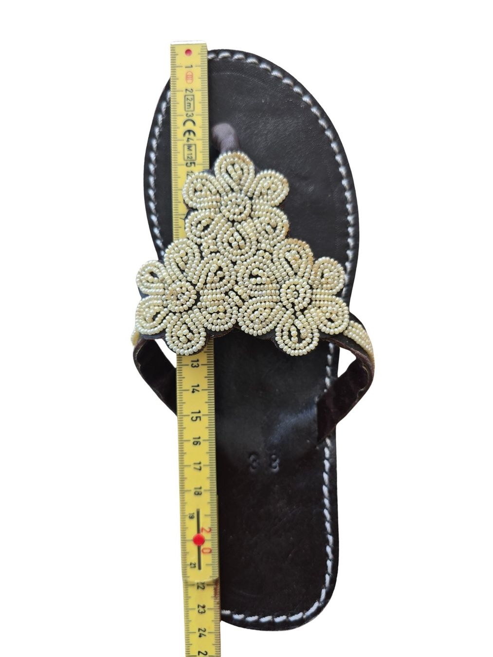 Scarpe da donna: Handgemachte Leder-Sandalen - Creme 38 – Nuovo e nell'imballaggio originale da Brione s. Minusio venduto da Littleninja 3