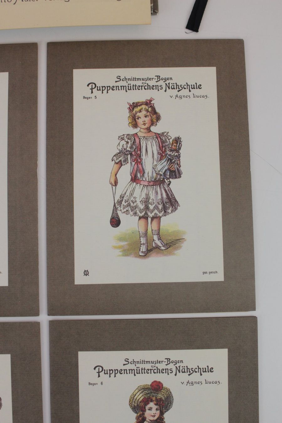 Cartamodelli: Vintage Puppen Schnittmuster Agnes Lucas Nähschule – Usato da Basel venduto da IRMAundFRED 4