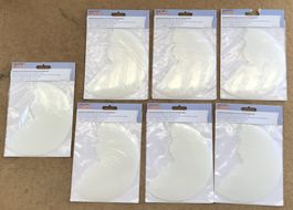 LOT LAMPENSCHIRMHÜTCHEN AUS IRON-ON-FOLIE GLÄNZEND NEU