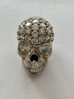 SchmuckanhängerTotenkopf mit Zirkonia Silber 925 guter Zusta