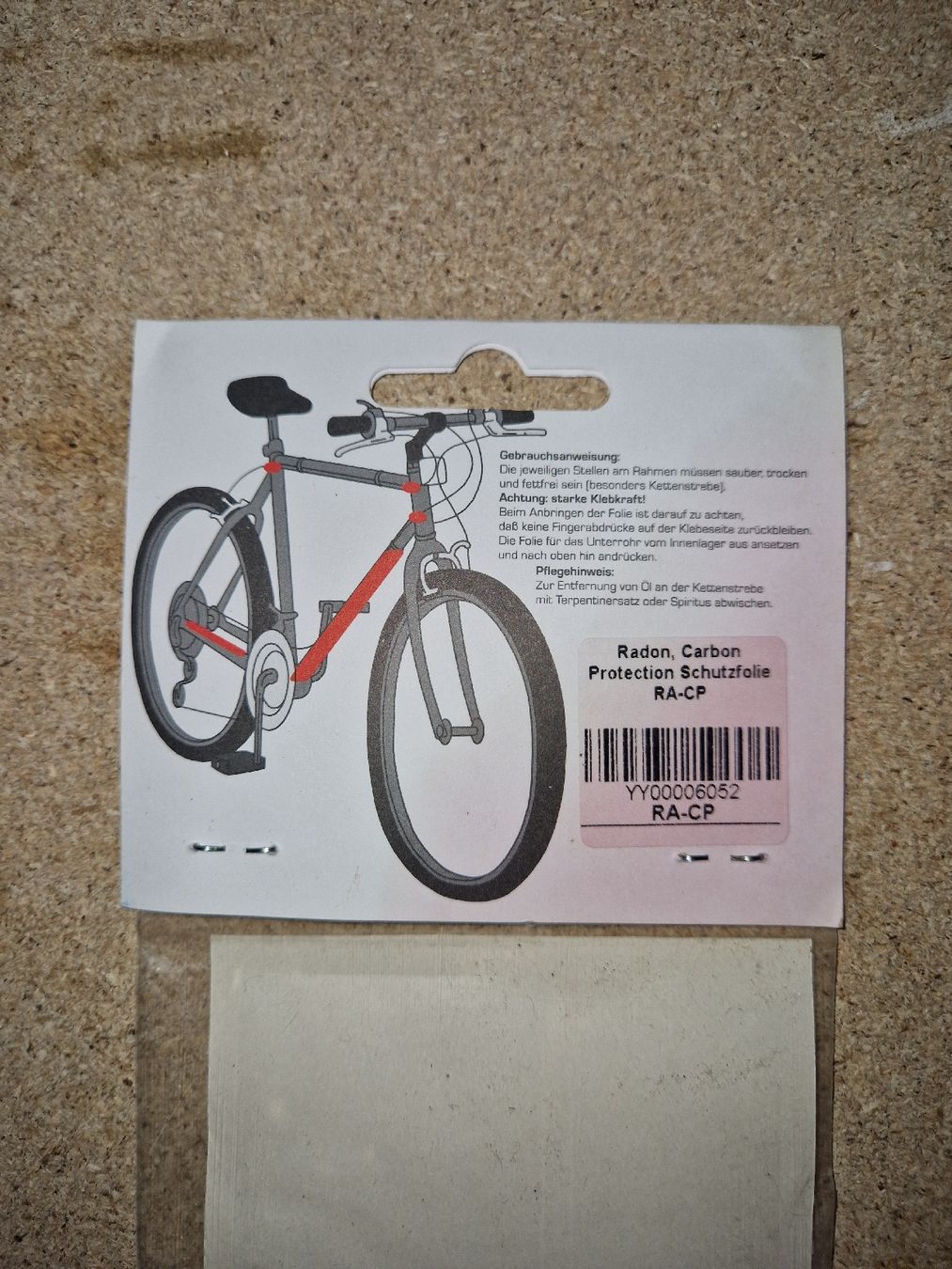 Pezzi di ricambio: Protection pour cadre de vélo – Nuovo e nell'imballaggio originale da Vuadens venduto da adrien8