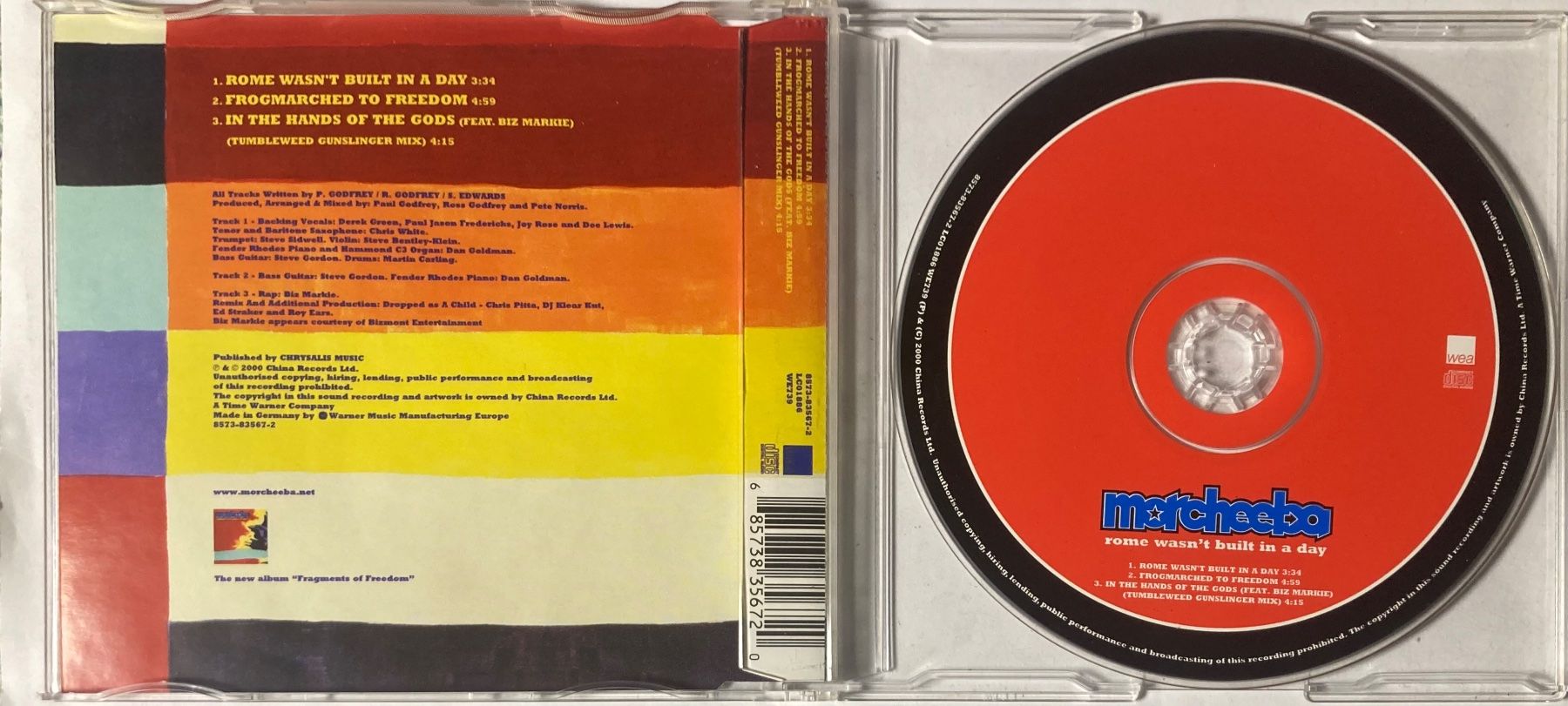 CDs: MORCHEEBA - ROME WASN'T BUILT IN A DAY – D'occasion à Poliez-Pittet par Newtown-Records 1