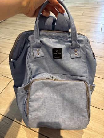 Wickelrucksack von Petite Star hellblau