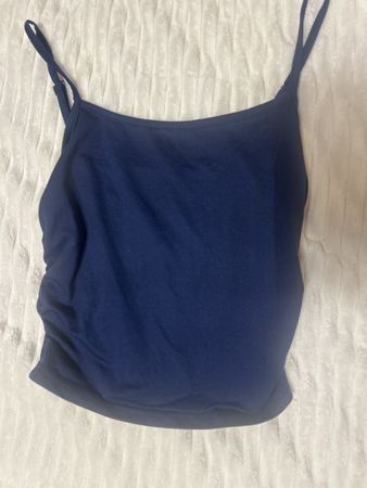 Blaues Top Grösse S