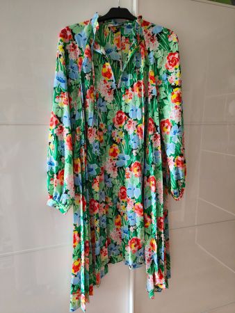 Hängerkleid Blumendruck, weite Ärmel (& other stories) 40