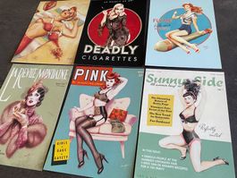 Big Postcard, pin-up - set 20x14cm