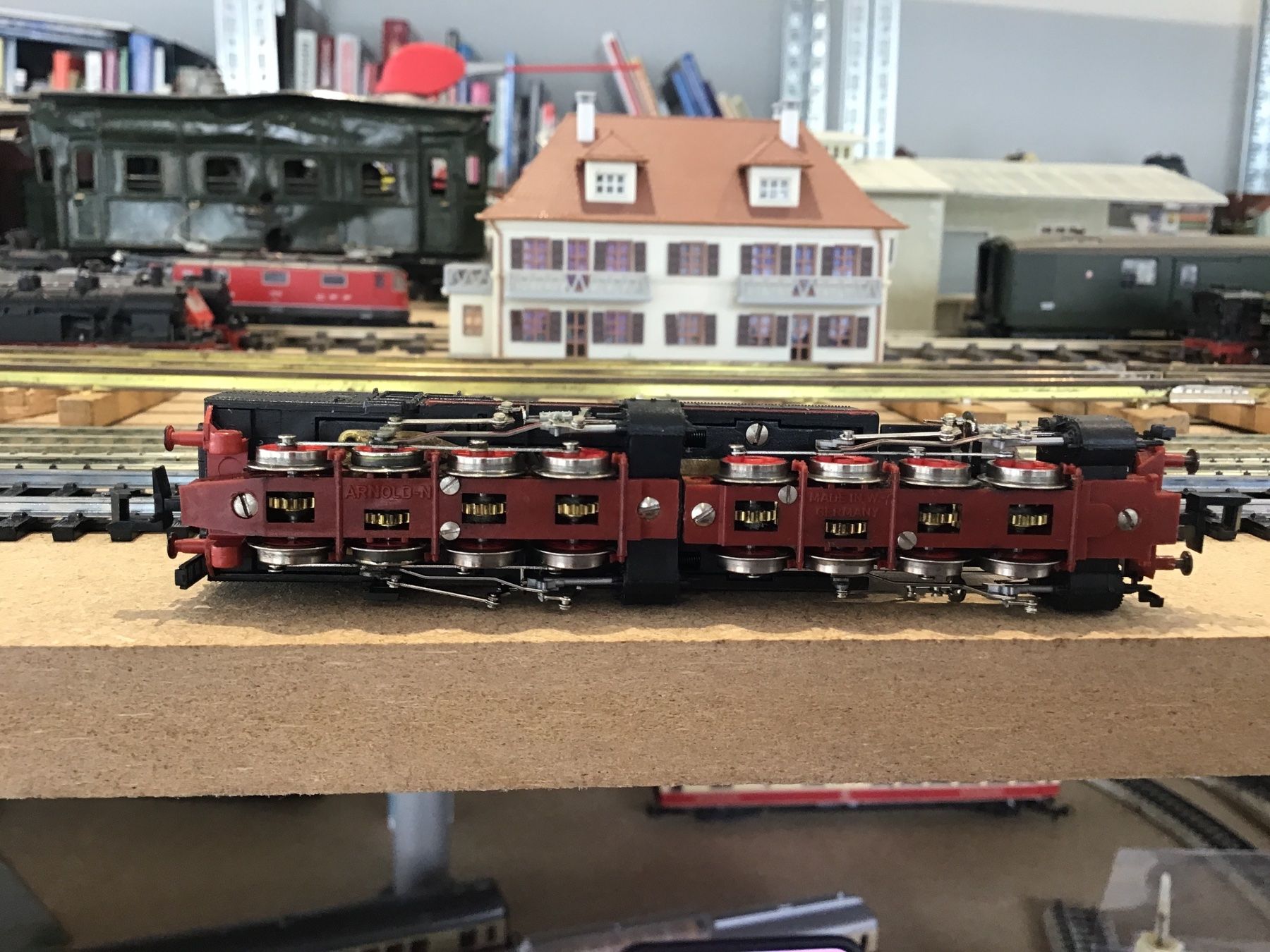 Arnold Modellini di ferrovie: ARNOLD N Dampflokomotive BR 98 016, – Usato da Männedorf venduto da Modellbau-wyss 4