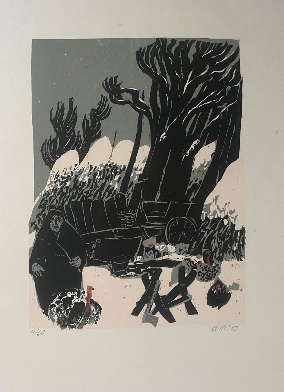 Grafica & Litografie: Heinz Keller, handsigniert, nummeriert – Usato da Rain venduto da Pic-Ass
