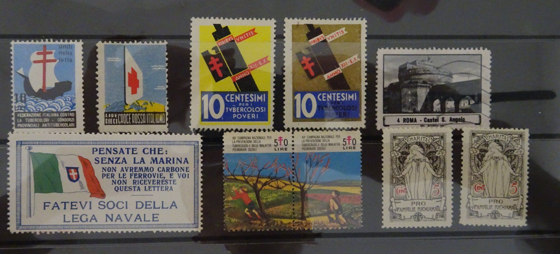 Alle Briefmarken: Vignetten Reklamemarken Italien – Gebraucht aus Feldbrunnen von MarcusSO 2
