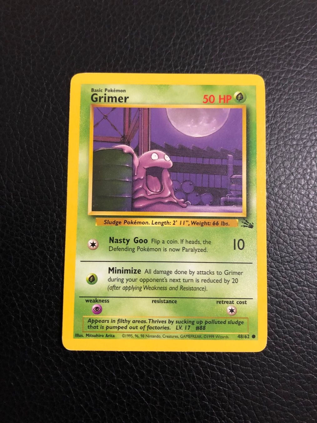 Pokémon Carte collezionabili: Fossil Grimer 48/62 Ab 1 – Usato da Paradiso venduto da Pkmn10