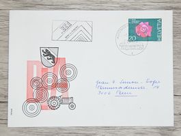 CL17 Enveloppe + Timbre Suisse 1971
