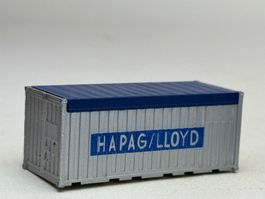 EB- 20 Ft. Container Open Top Hapag Lloyd silbern