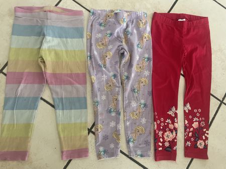 3 süsse Mädchen Leggings  Gr. 98/104 next, C&A
