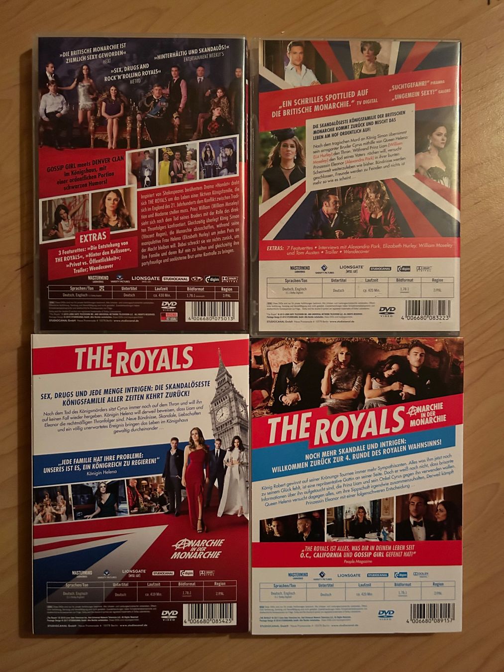 Tutti i DVDs: The Royals - Komplette Serie – Usato da Riemenstalden venduto da engels_z 1