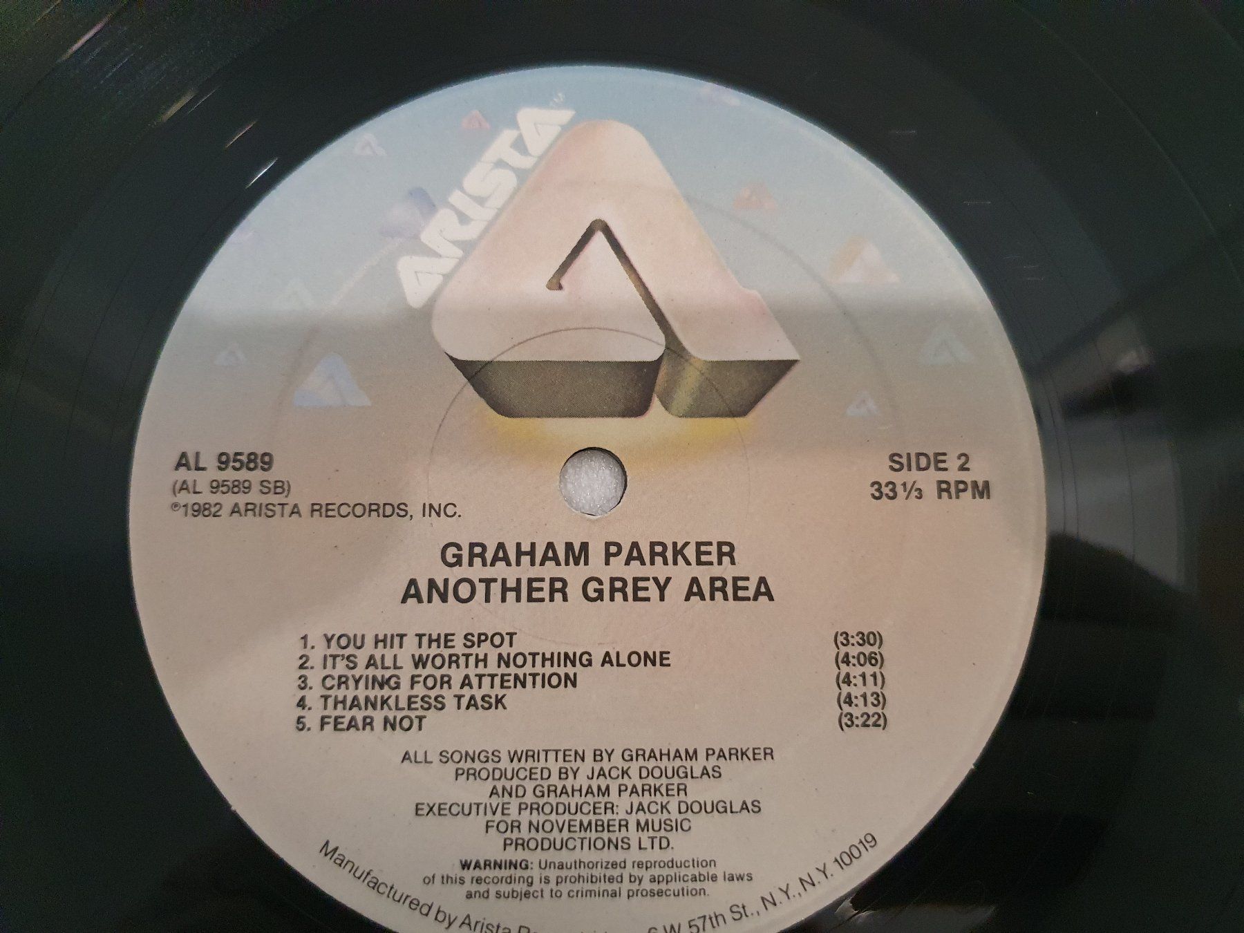 Dischi in vinile: Graham Parker – Another Grey Area – Usato da Uster venduto da Vinyl-Leidenschaft 8