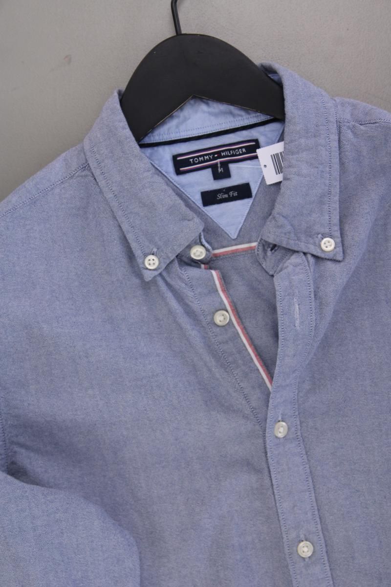 Camicie: Tommy Hilfiger Langarmhemd Gr. M blau – Usato da Neustadt an der Waldnaab venduto da SecondLifeFashion 1