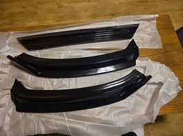 VW Polo 6R, 6C Frontspoiler, Splitter 3-teilig, Schwarz, Neu