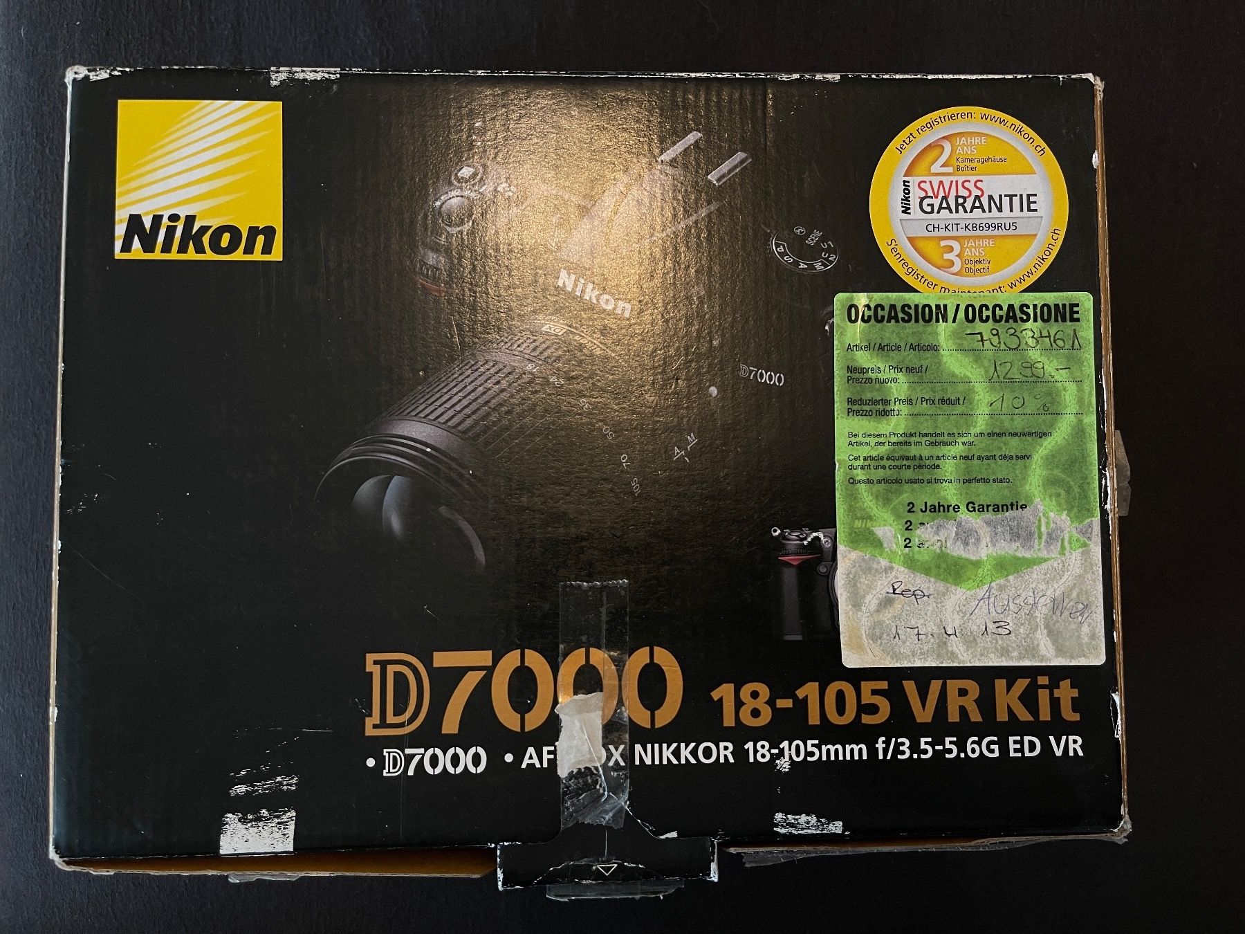 Nikon Fotocamera: Nikon D7000 18-105 VR Kit – Nuovo (secondo la descrizione) da Rapperswil SG venduto da Letas_closet 1