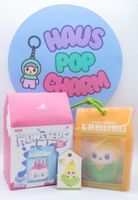 POP MART THE MONSTERS Labubu Wacky Mart Pinch Pendant CORN