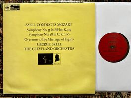 Szell Conducts Mozart Symphony No. 33 & 28 - UK LP 🛀