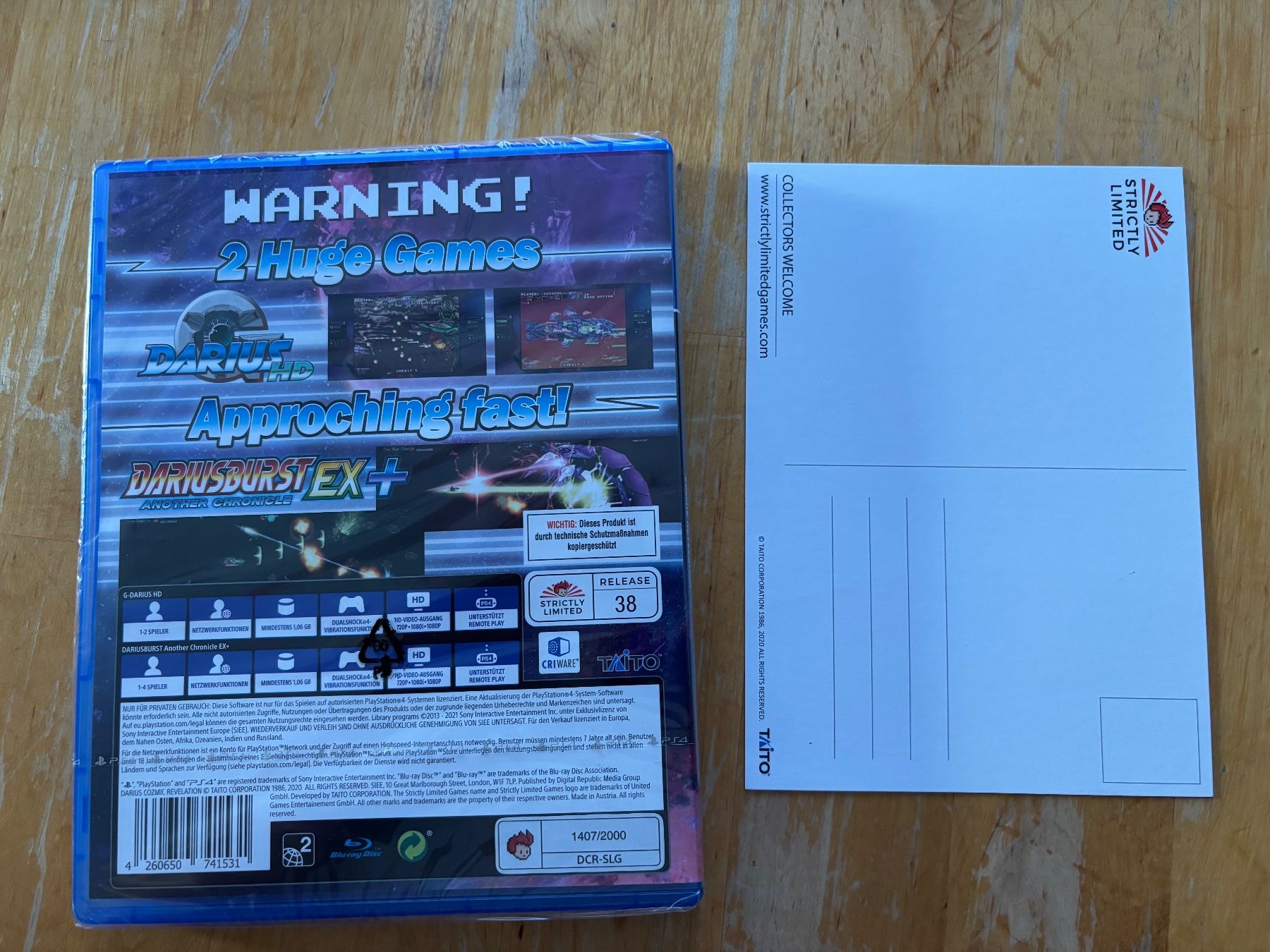 Giochi: Darius Cozmic Revelation (NEU) – Nuovo e nell'imballaggio originale da Frenkendorf venduto da gelbeZinnie 1