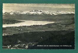 Zürichsee und Glärnischgruppe ,1949, gelaufen